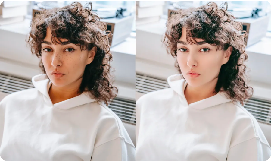 Automatische Gesichtsverschönerung